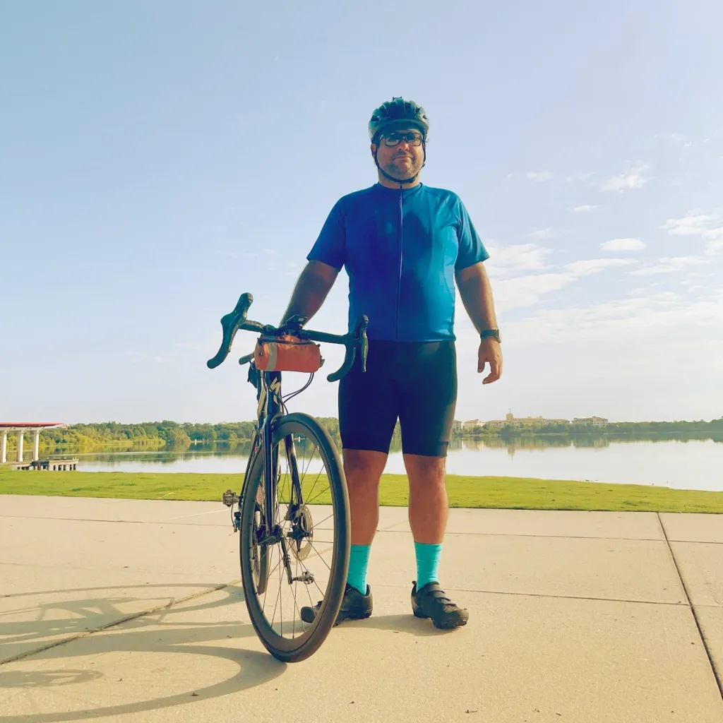 Me with my bike image